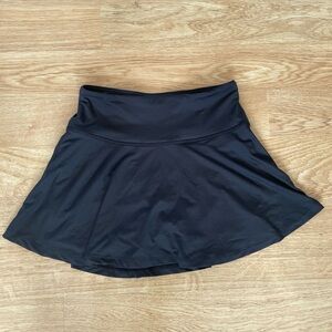 Black Women's Tennis Skort